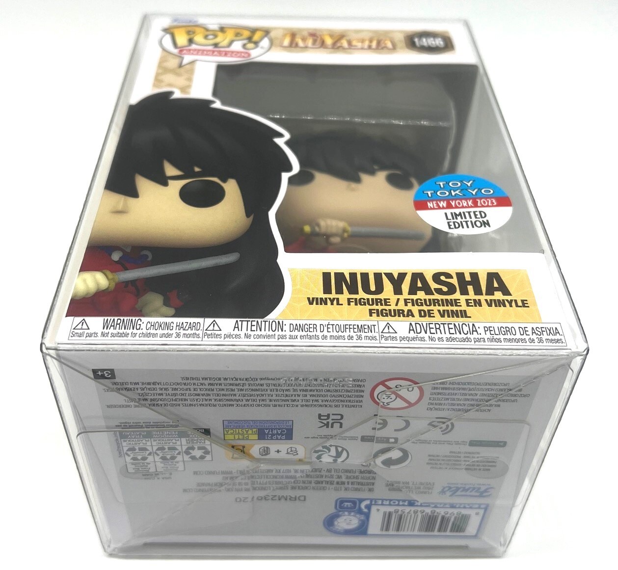 Funko Pop! InuYasha Inuyasha Human Form Toy Temple NYCC 2023 #1466 Limited ED