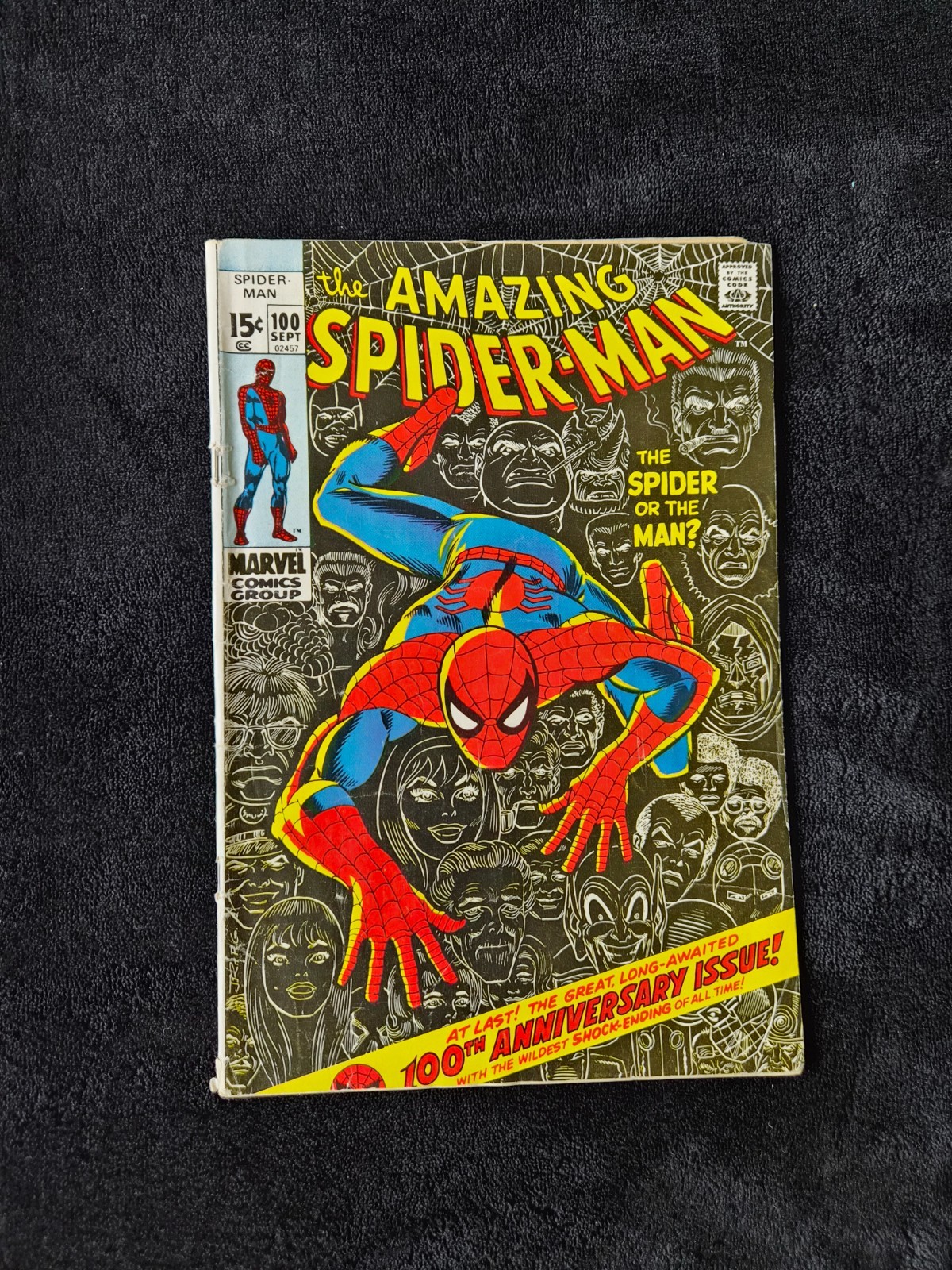 Amazing Spider-Man #100 G/VG Mark Jewelers Rare Key Marvel Comics 1971 Romita