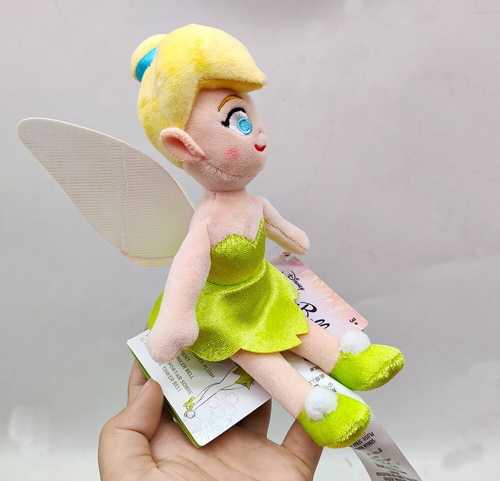 Authentic Disney Tinker Bell from Peter Pan Shoulder Pal Magnetic Plush Doll