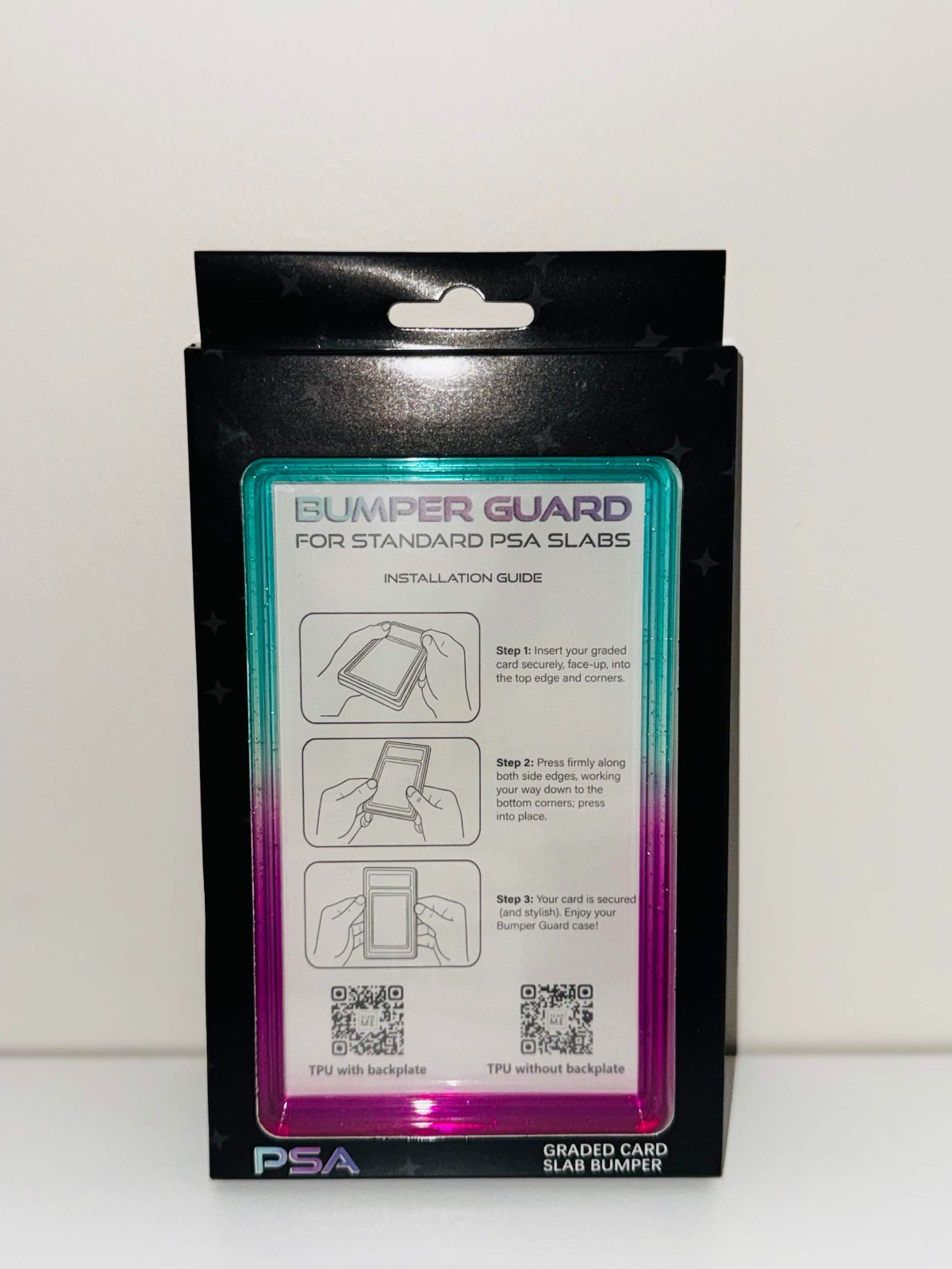 PREMIUM Boxed Guards – TPU Graded Card Case w/ Backplate for PSA & CGC Slabs