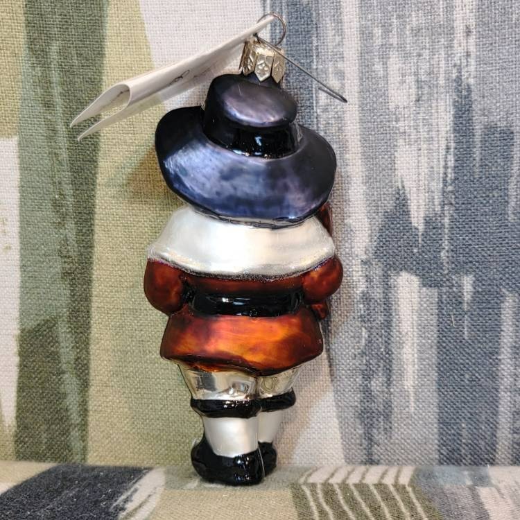 Vtg Christopher Radko John & Priscilla JOHN only Thanksgiving Pilgrim Ornament