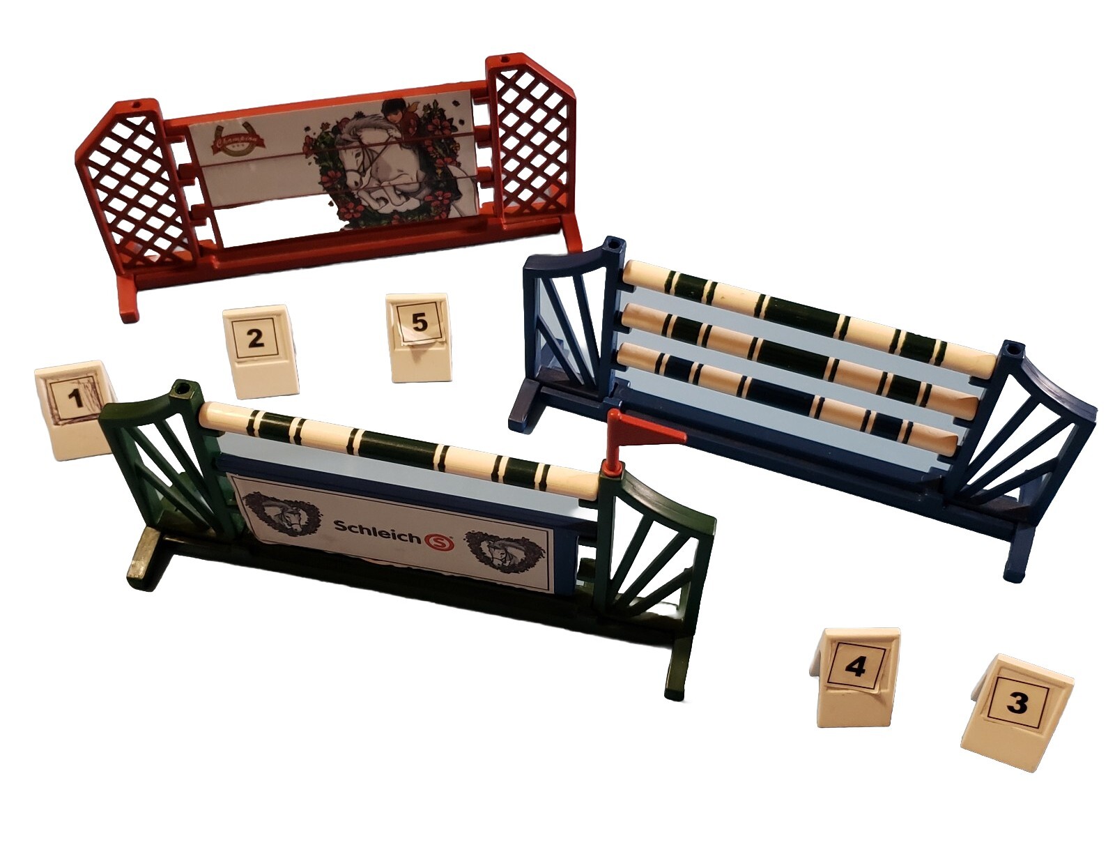 Schleich 42160 Big Horse Show Replacement Pieces – Horse Jump Obstacles