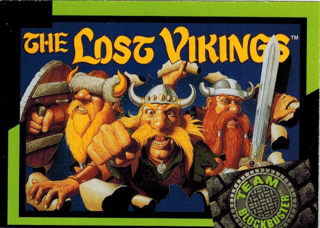 1993 Team Blockbuster Video Gaming Card #25 The Lost Vikings
