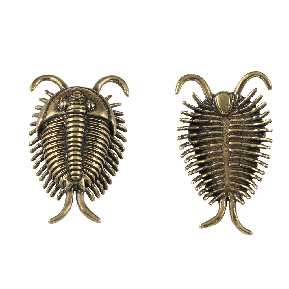 Solid Brass Trilobita Figurine Statue House Decoration Animal Figurines Toys