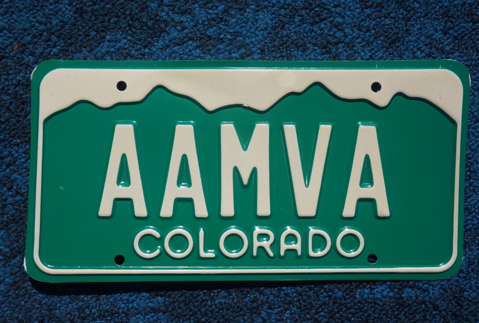 Colorado American Association of Motor Vehicle Administrators License Plate