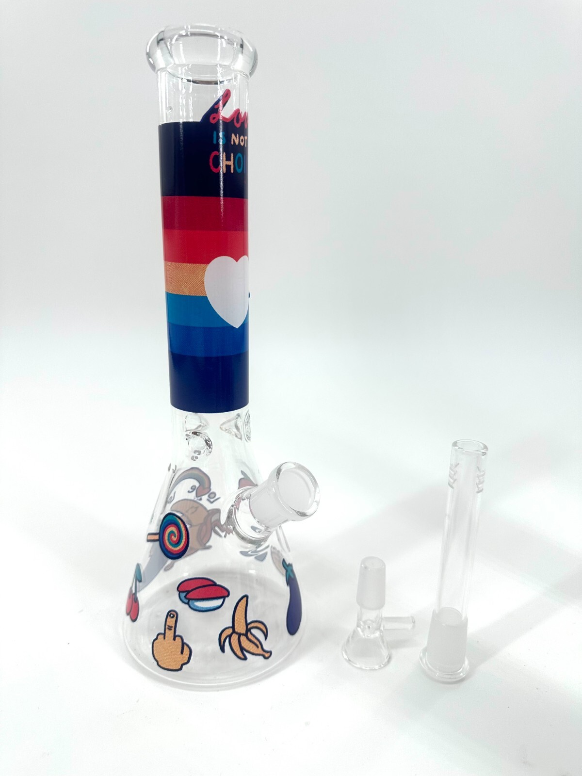 11 Inch Glass Bongs Filter 14mm Bowl Bubbler