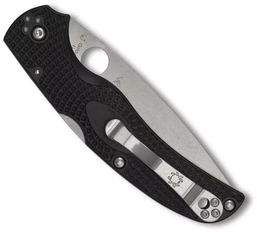 Spyderco Native Chief Black Lightweight Plain Folding 4.02″ Pocket Knife C244PBK