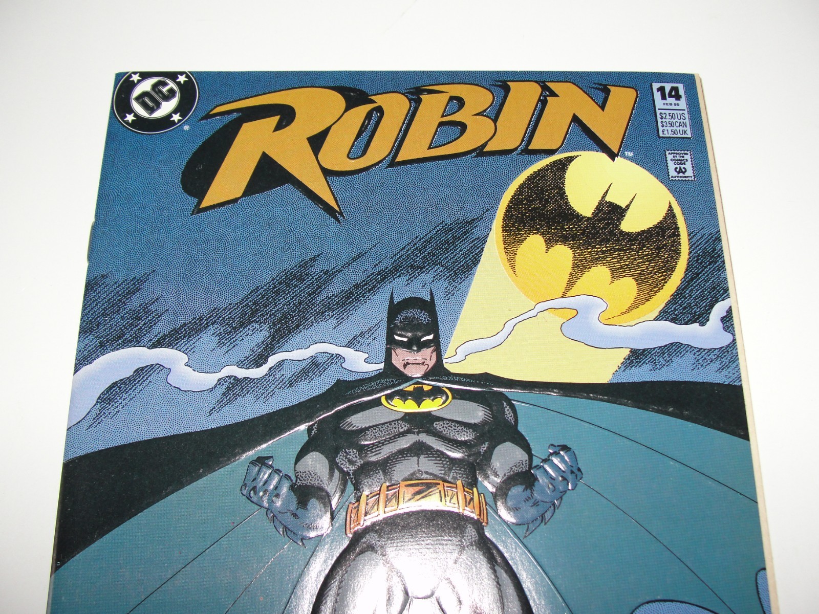 Robin #14 Comic DC 1995 Batman Troika Part 4 Embossed Cover KGBeast Tom Grummett