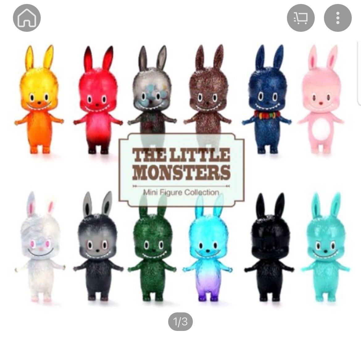 Authentic How2work × The Little Monsters Labubu Mini Figure Series 1 Whole Box