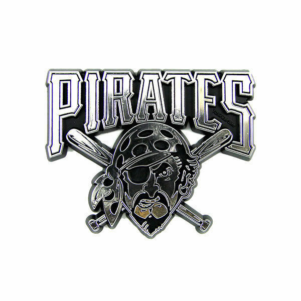 PITTSBURGH PIRATES 3-D CHROME AUTO CAR EMBLEM #6 – NEW