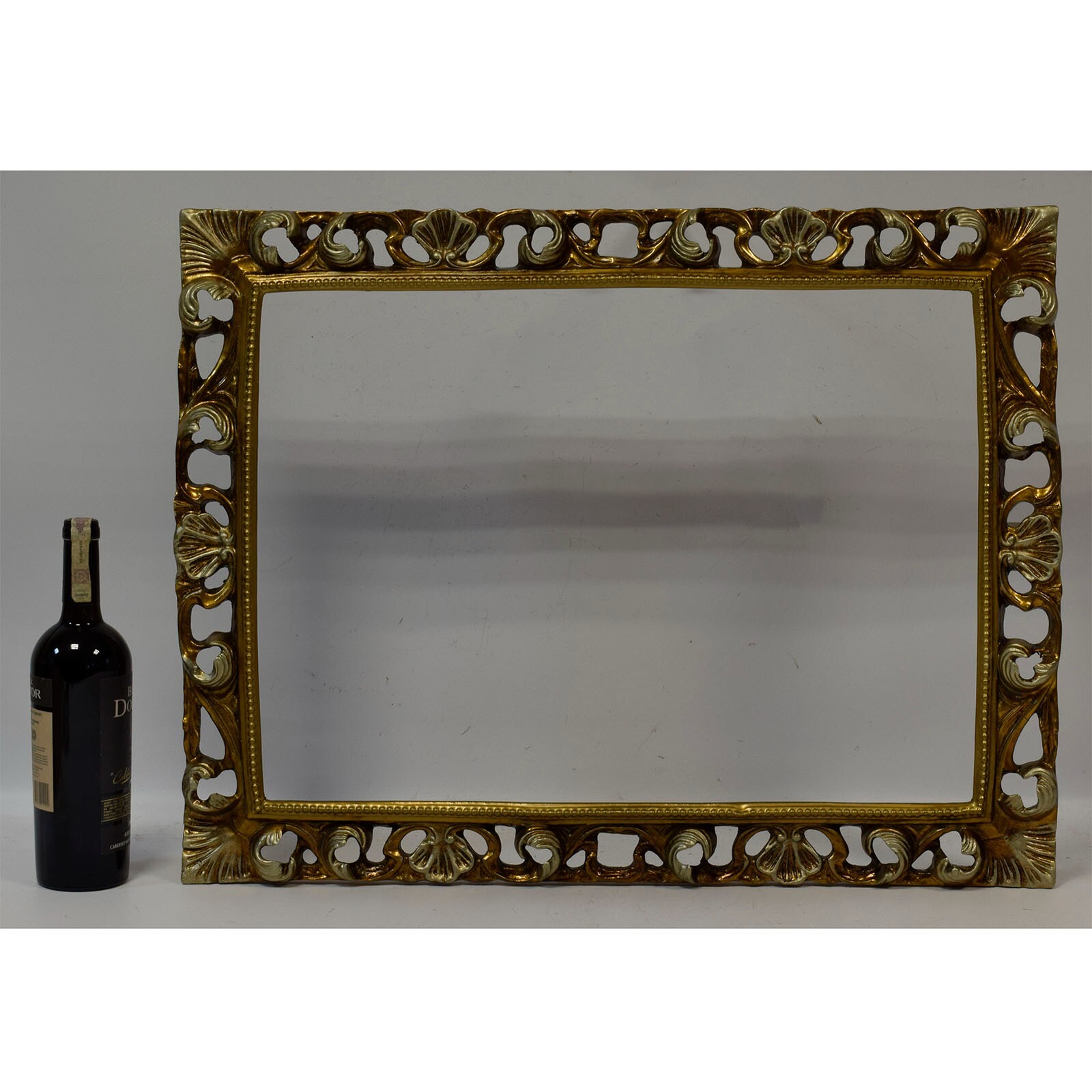 Old frame gold painted Internal: 24.0 x 17.1 in