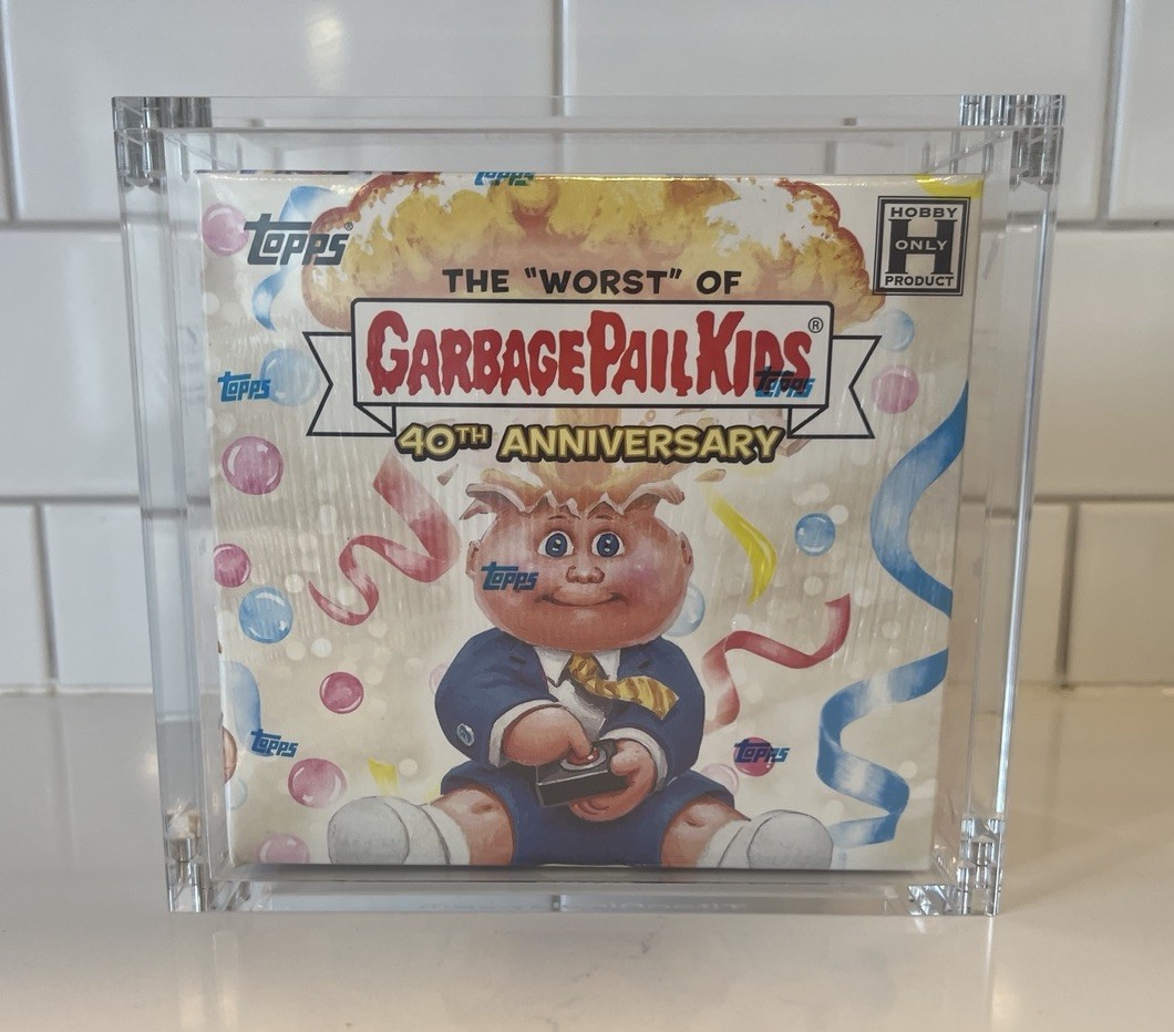 Acrylic Display Case FITS 2025 Garbage Pail Kids 40th Anniversary GPK Hobby Box