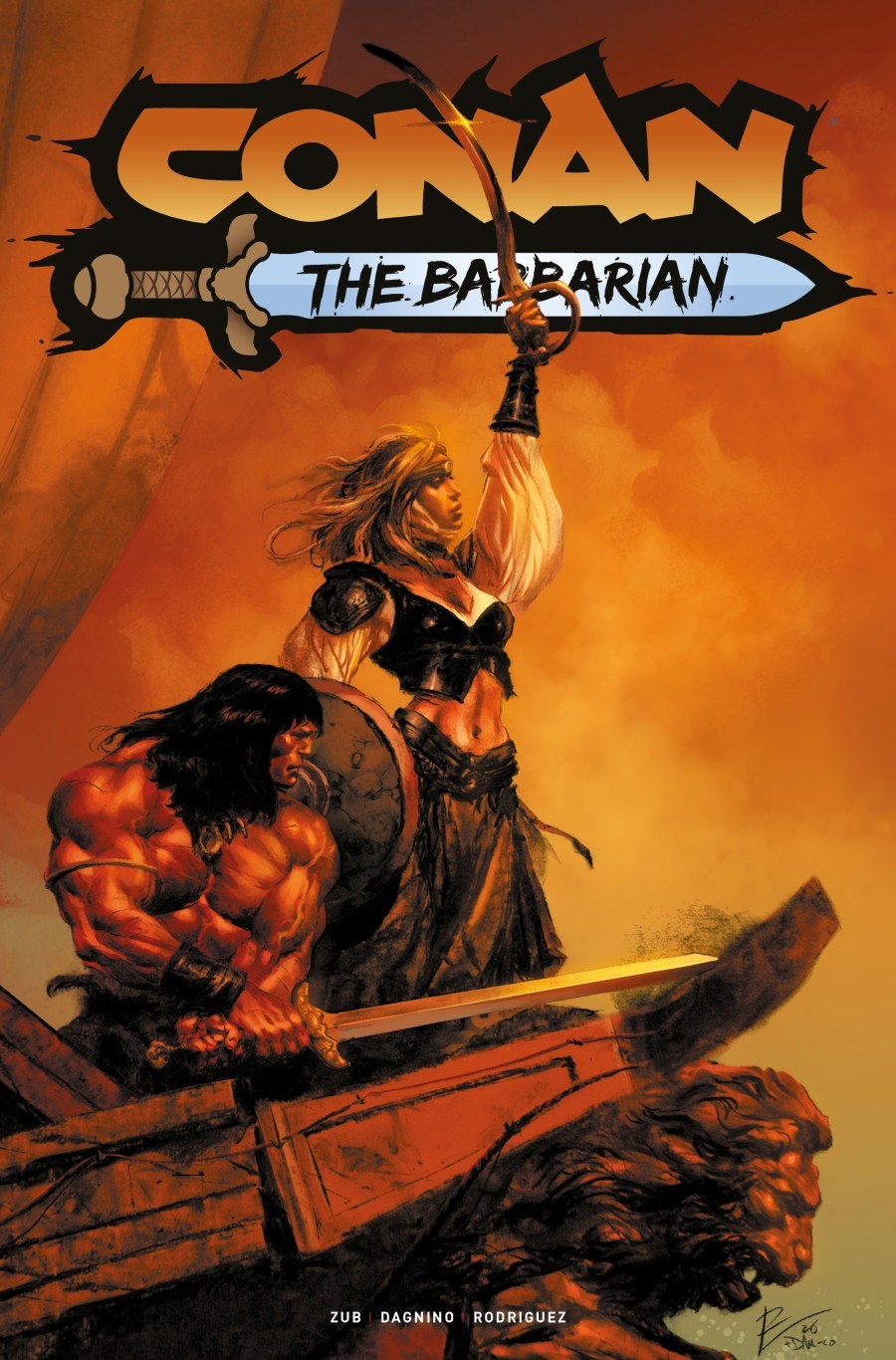 Conan The Barbarian #33 CVR A Roberto De La Torre (MR) Pre Order 7/29/26 Titan