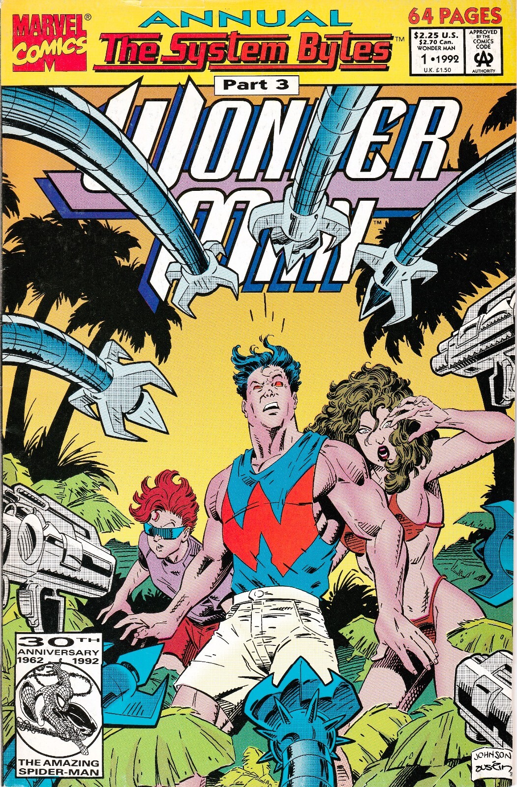 WONDER MAN ANNUAL #1 (1991) GERARD JONES / DARICK ROBERTSON ~ NM