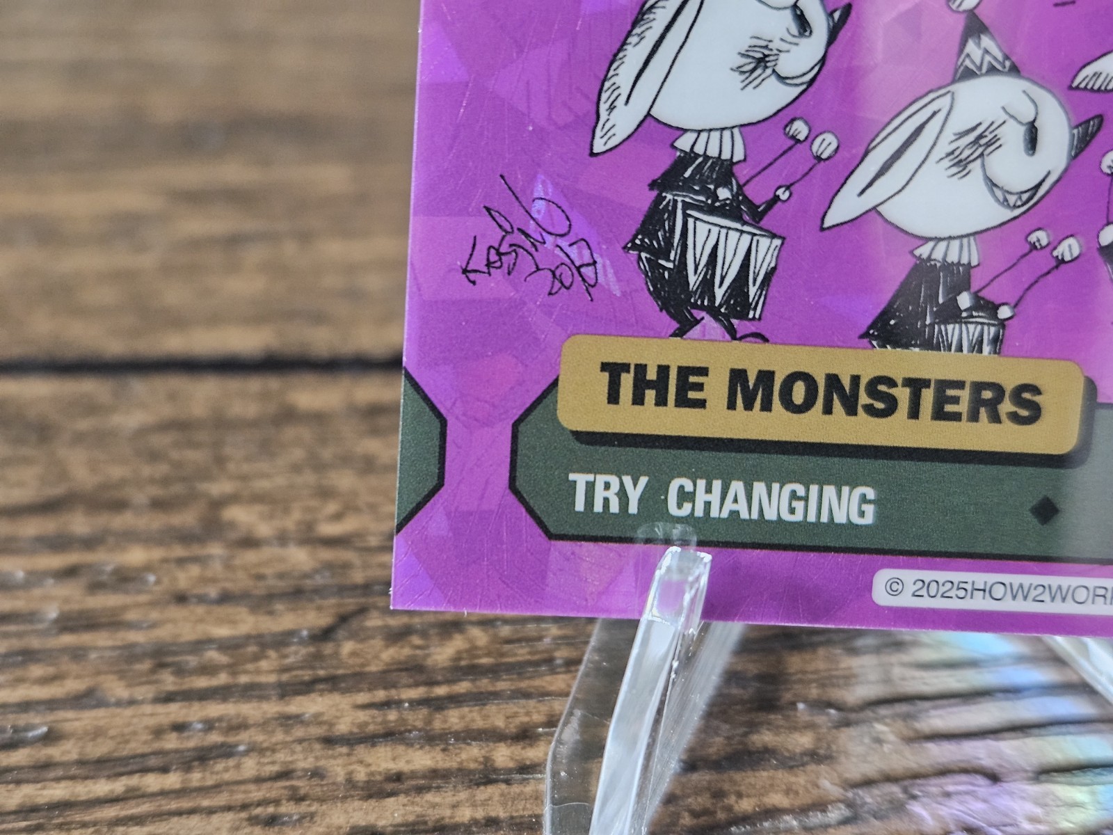 HOW2WORK Kasing Lung The Monsters Try Changing S3 TC61 PR Purple Ice /25
