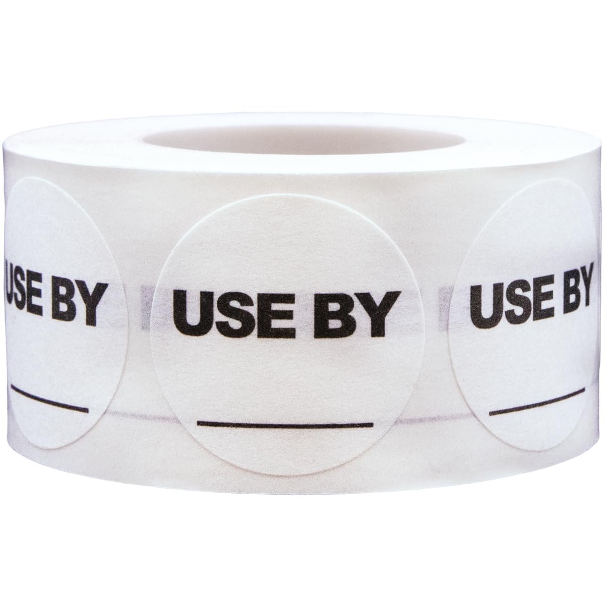 InStockLabels Dissolvable Food Labels, 500 Stickers – 1 Inch Round Use By Lab…