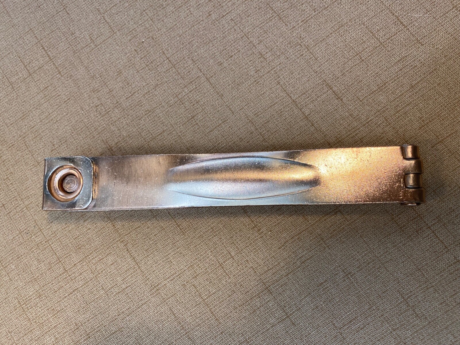 Vintage Eyelet / Grommet Tool, Solid Brass, Made in Japan, Cleaned and Shined