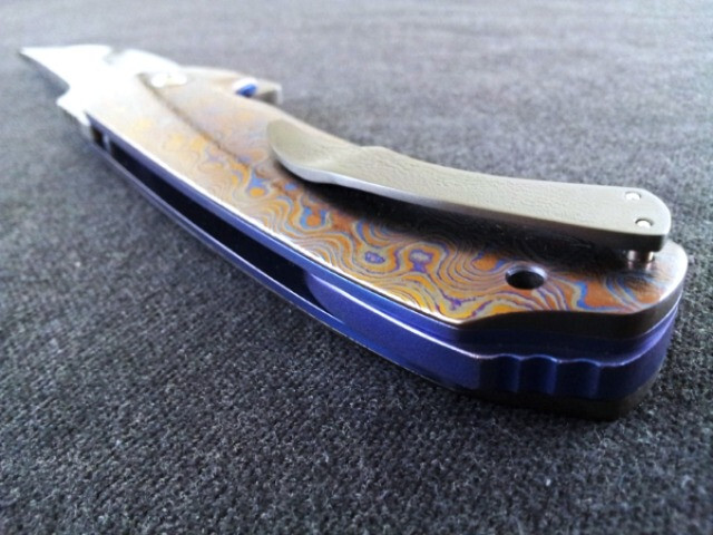 Functional Art: Burchtree Bladeworks Persian Custom Knife in ZirCuTi and Hamon