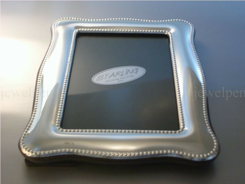 Chippendale Double Pearl Edge – Solid 925 Sterling Silver with Mahogany (V2)