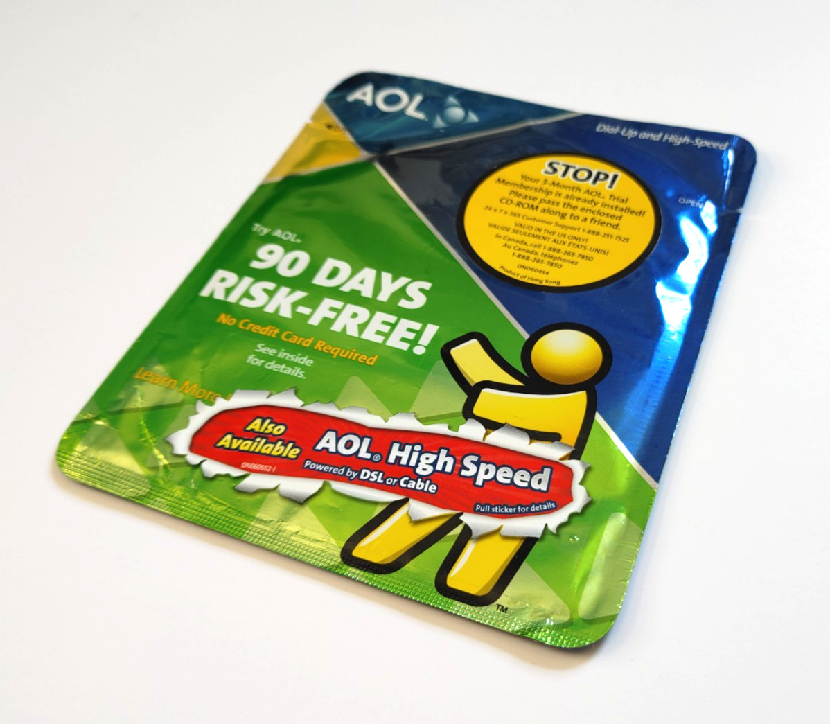 Sealed 2005 AOL CD-ROM 3-Month / 90-Day Trial Windows MAC Vintage