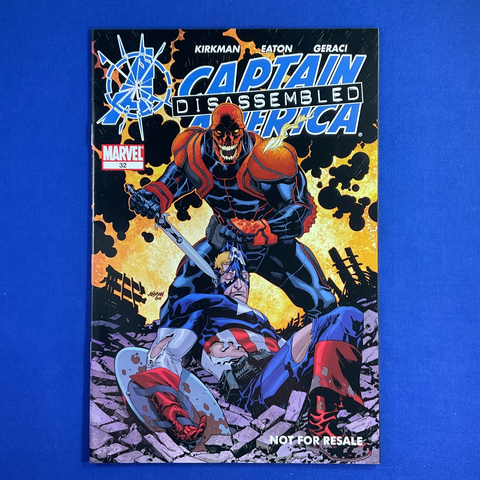 Captain America #32 Not For Resale Marvel Legends Action Figure Toy Variant 2005