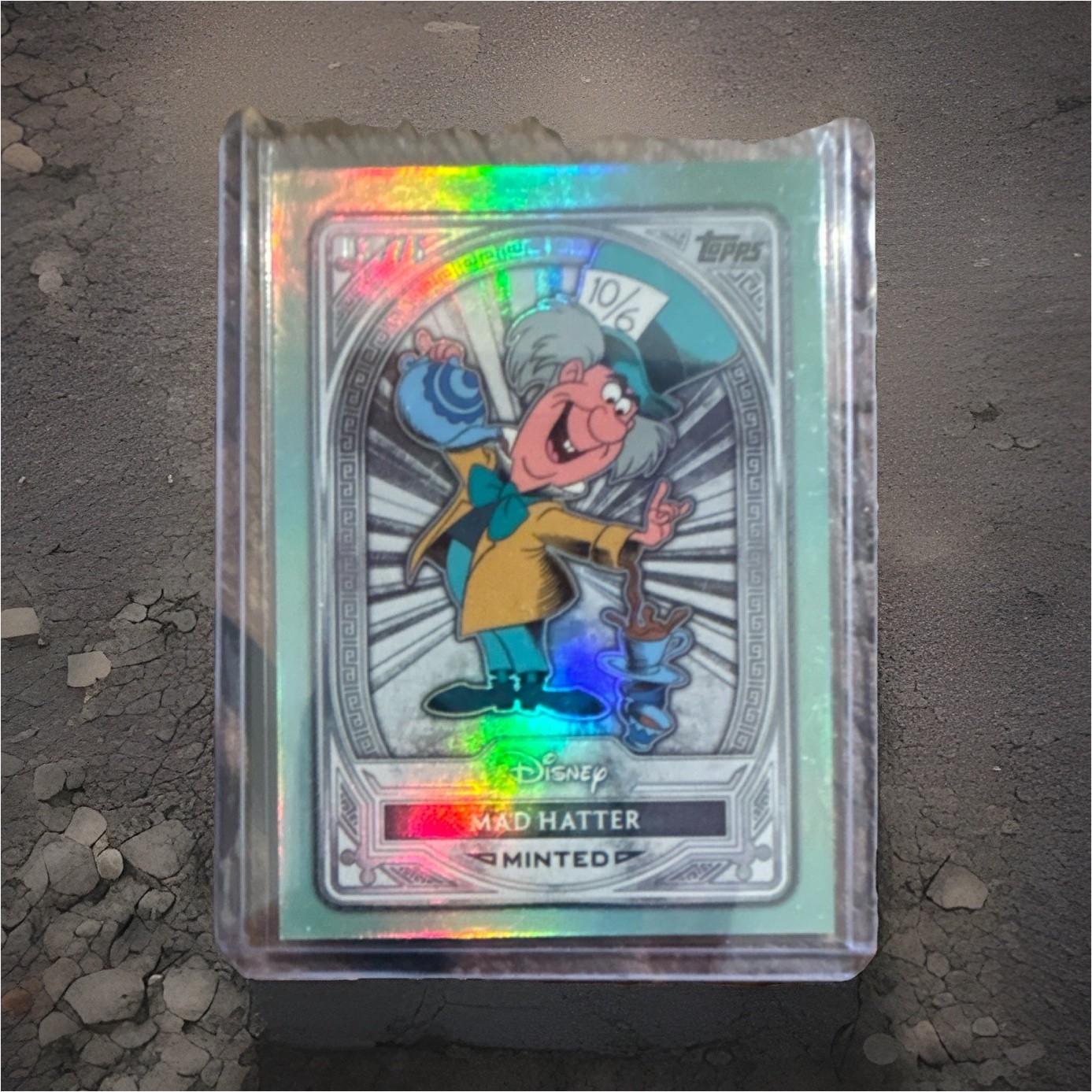 2025 Topps Disney Minted Mad Hatter /75 Mint Green