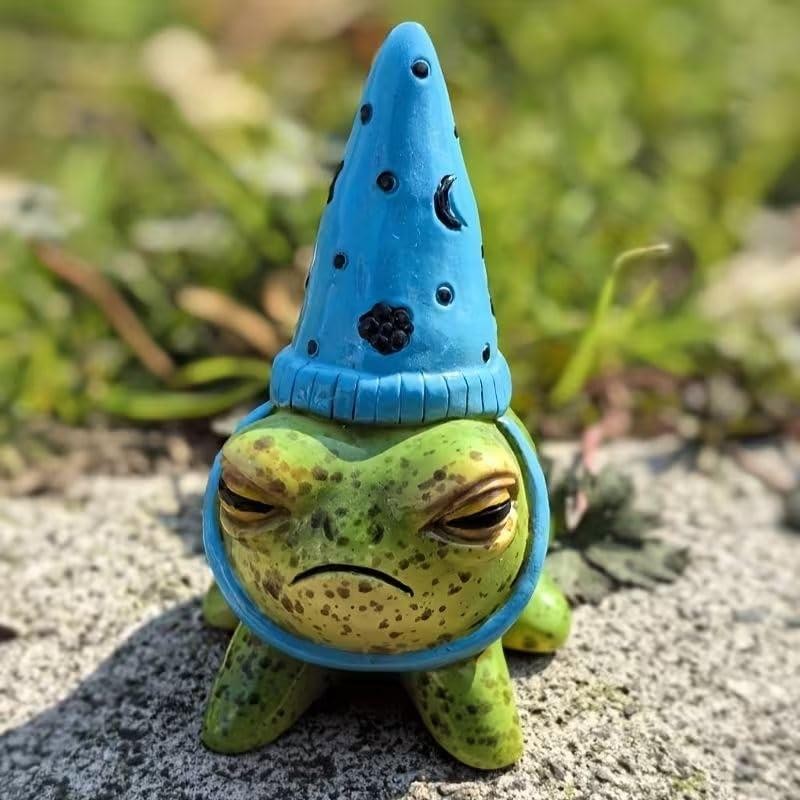 Fairy Garden 3.75″ Wizard Frog w/ Blue Hat – Buy 3 Save $5