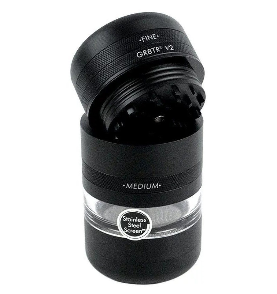 Kannastor GR8TR V2 BLACK Grinder JAR Body 2025 / New in Box/ SK2J-GR8-BLK