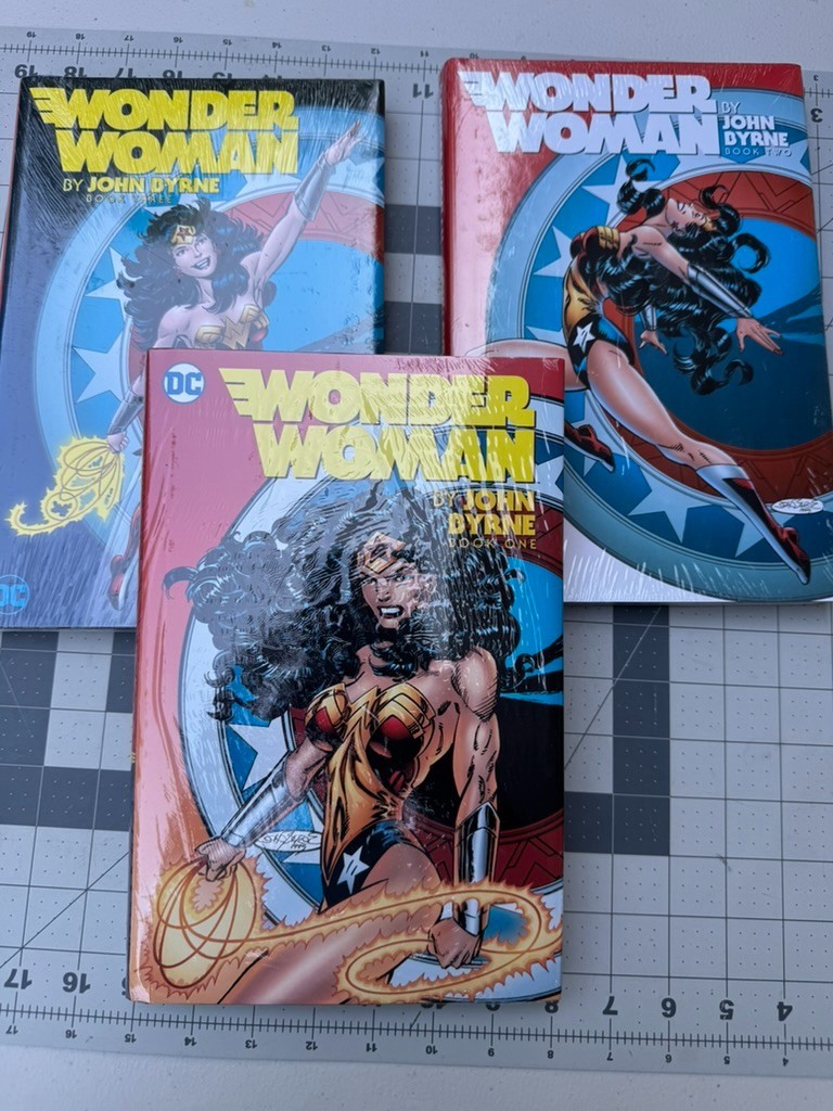 Wonder Woman John Byrne Books 1,2,&3 – Sealed & First Print – Complete Lot