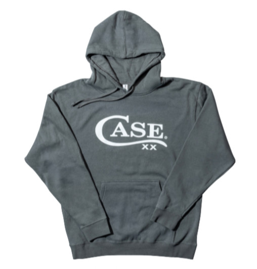 CASE XX Knives Charcoal Gray Cotton 41235 X-Large Hooded Sweatshirt