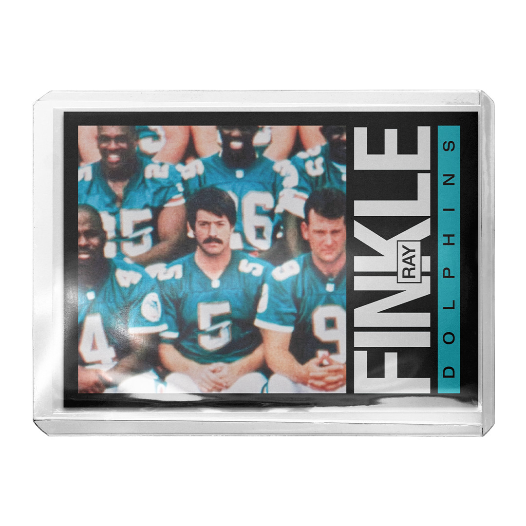 Custom Ray Finkle Miami Dolphins Ace Ventura Novelty 1985 Football Card