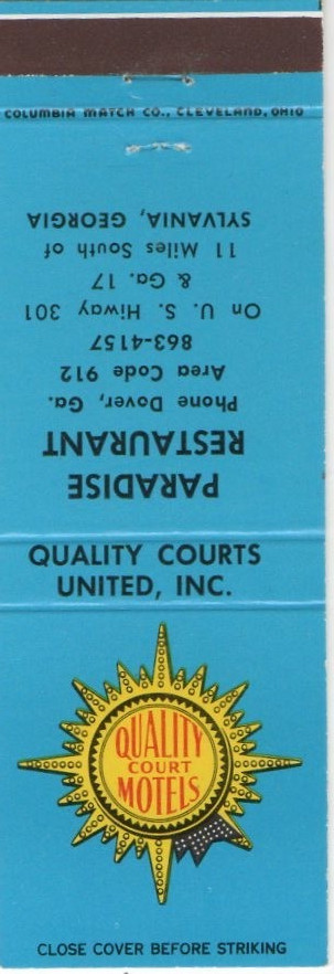 Quality Courts-Paradise Restaurant-Sylvania-Georgia-GA