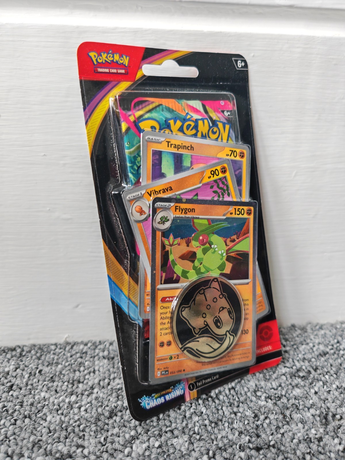 Pokémon TCG Mega Evolution Chaos Rising Premium Blister Flygon (Sealed)