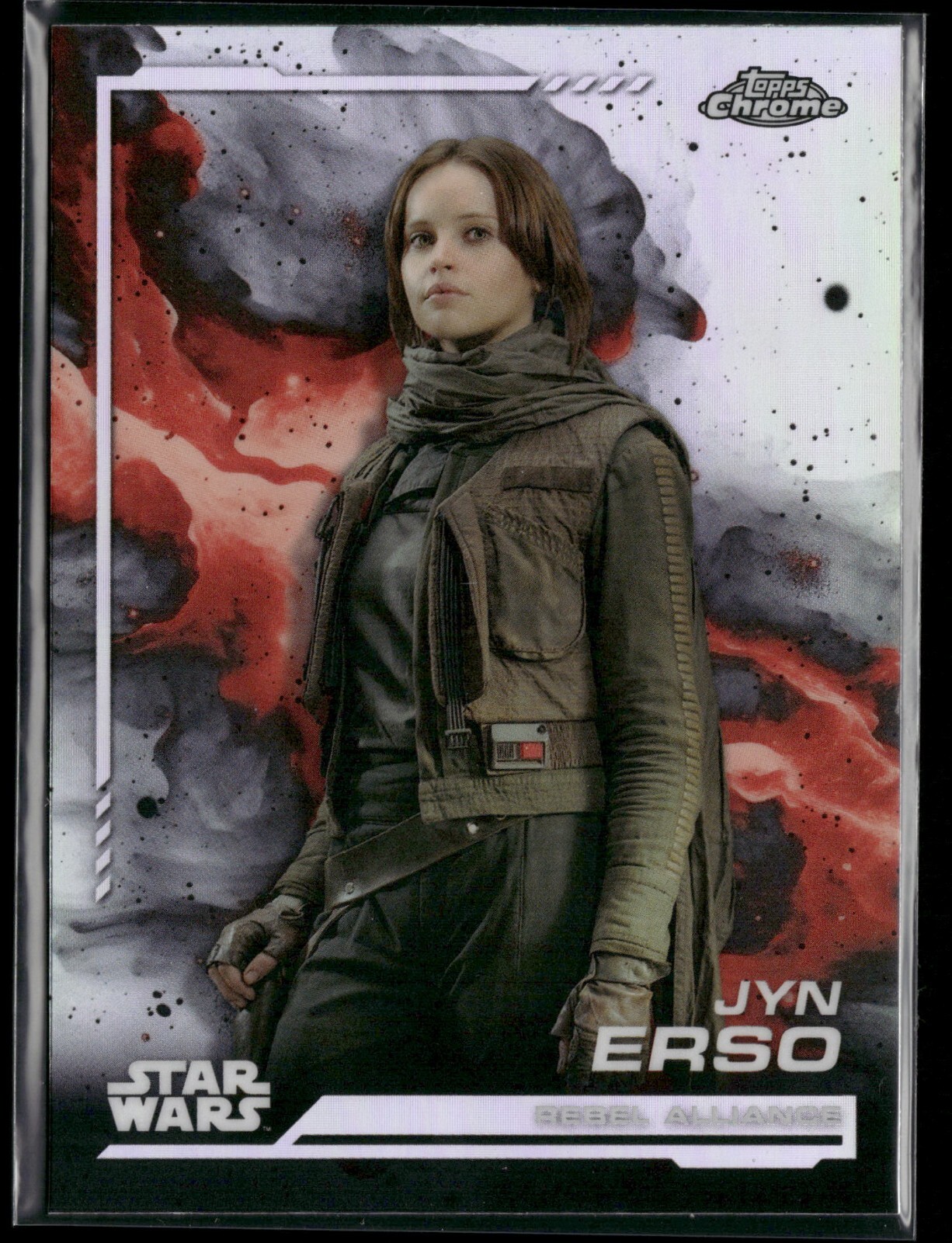 Star Wars Topps Chrome 2024 Card – Silver Refractor – Jyn Erso 119