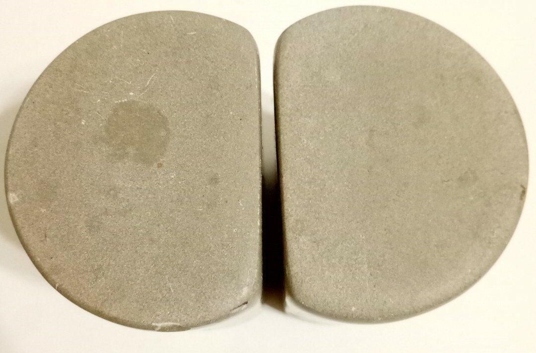 Real Earth CORE SAMPLES Stone BOOKENDS Green Texas 1950’s Oil Drilling LANDMAN
