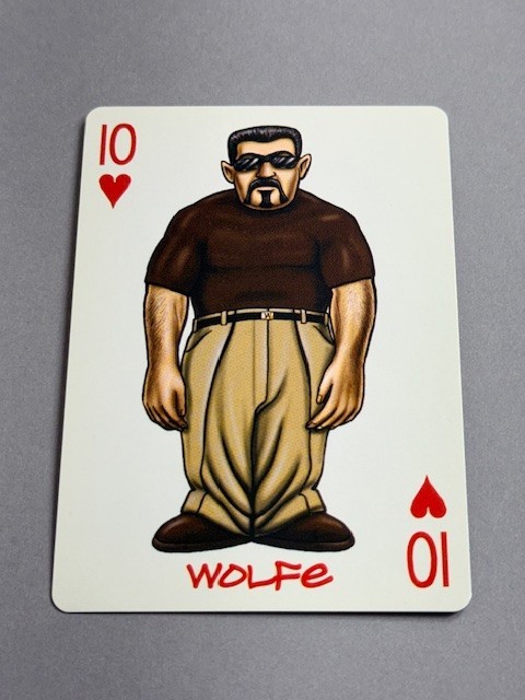 Vintage Homies Wolfe Wolf Trading Card Poker Club Global Industries Lowrider