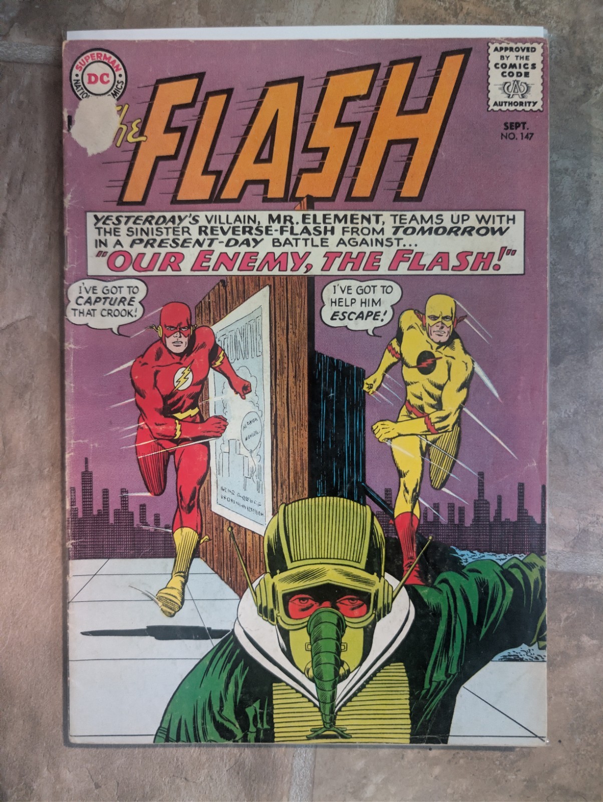 DC Comics The Flash #147 Silver Age 2nd App of Reverse Flash