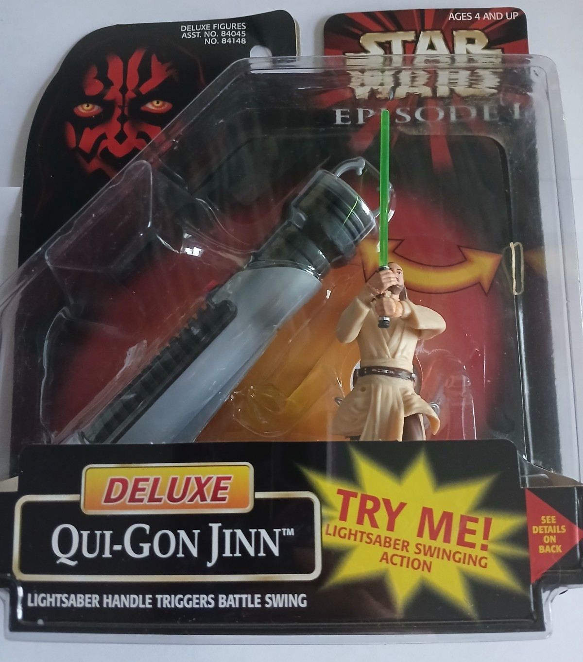Star Wars : DELUXE Qui-Gon Jinn with Lightsaber and Sound Effects
