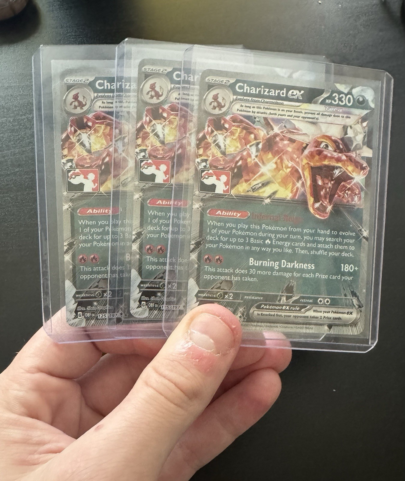 Pokemon Charizard ex 125/197 Play Stamp Prize Pack Series