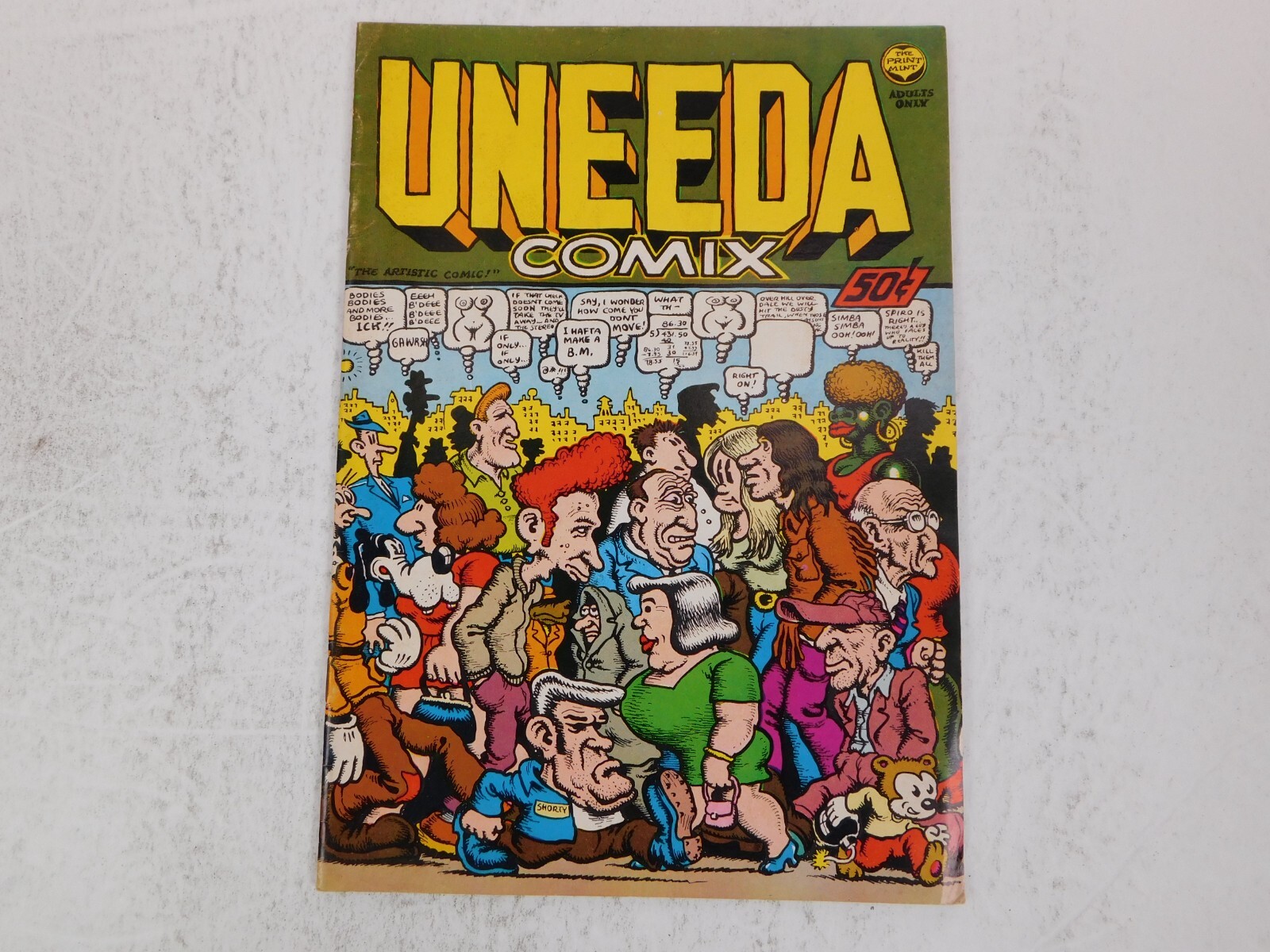 UNEEDA COMIX – ALL R Crumb! – 1st Print Underground Comic