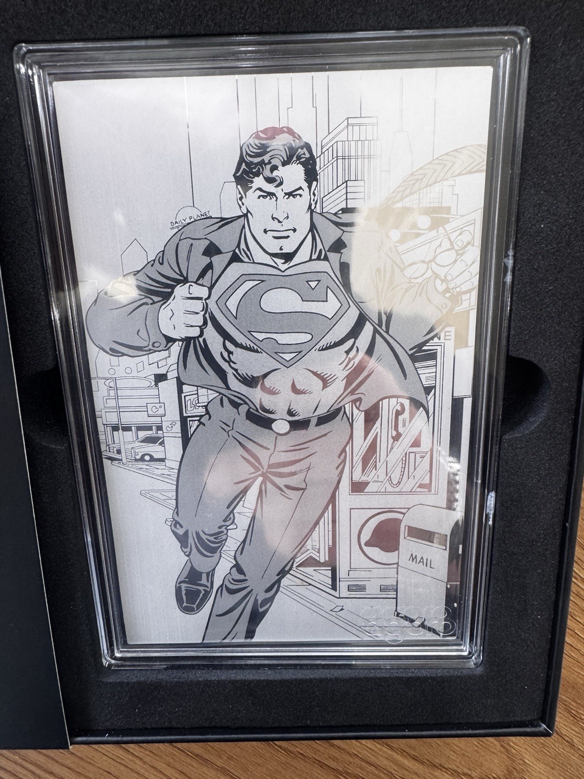 Superman Silver Foil 5g .999 Pure Silver Limited Edition #050/500 Agora