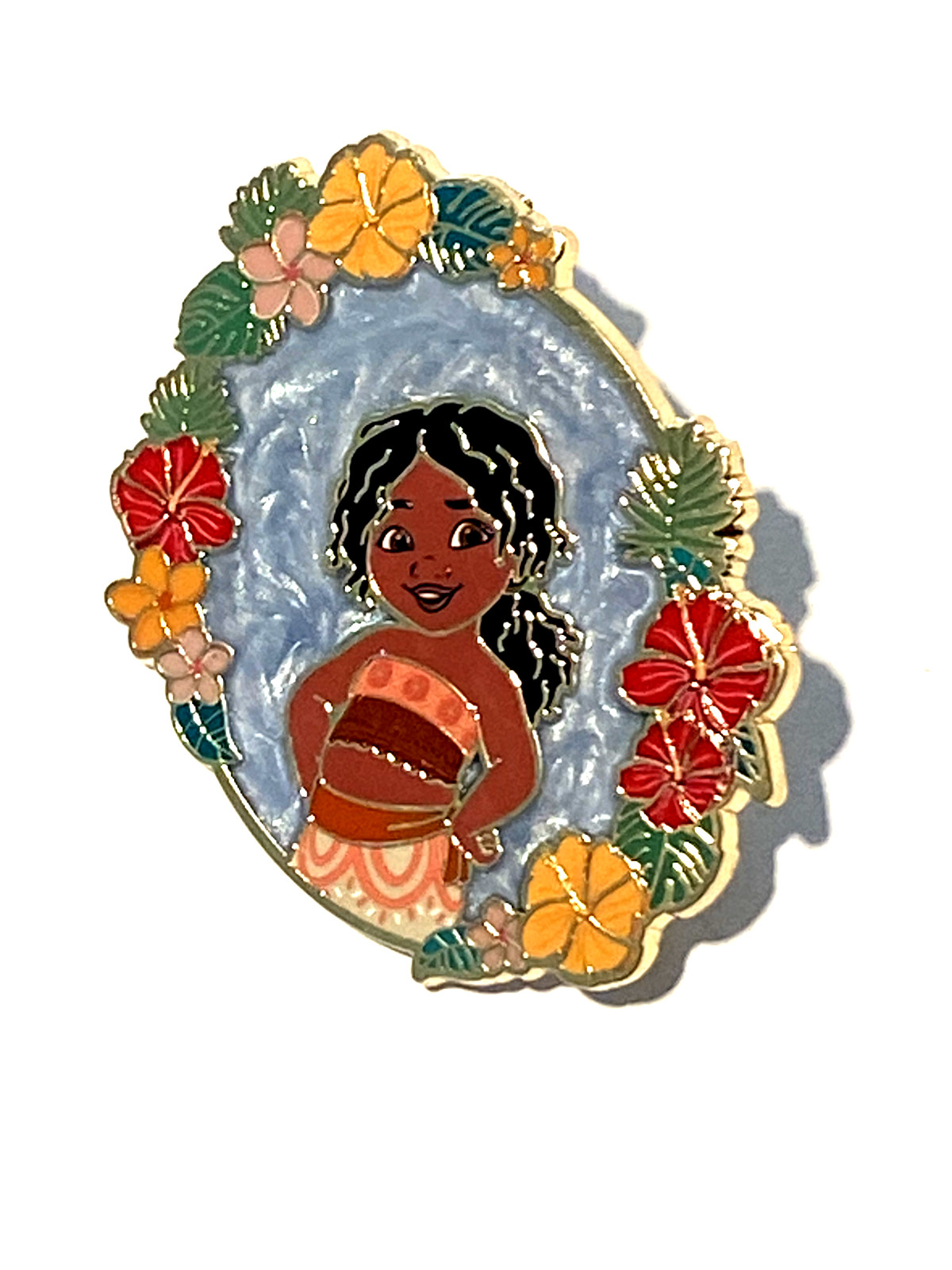 Disney Moana Hot Topic Character Floral Mystery pin. New/box. You Choose