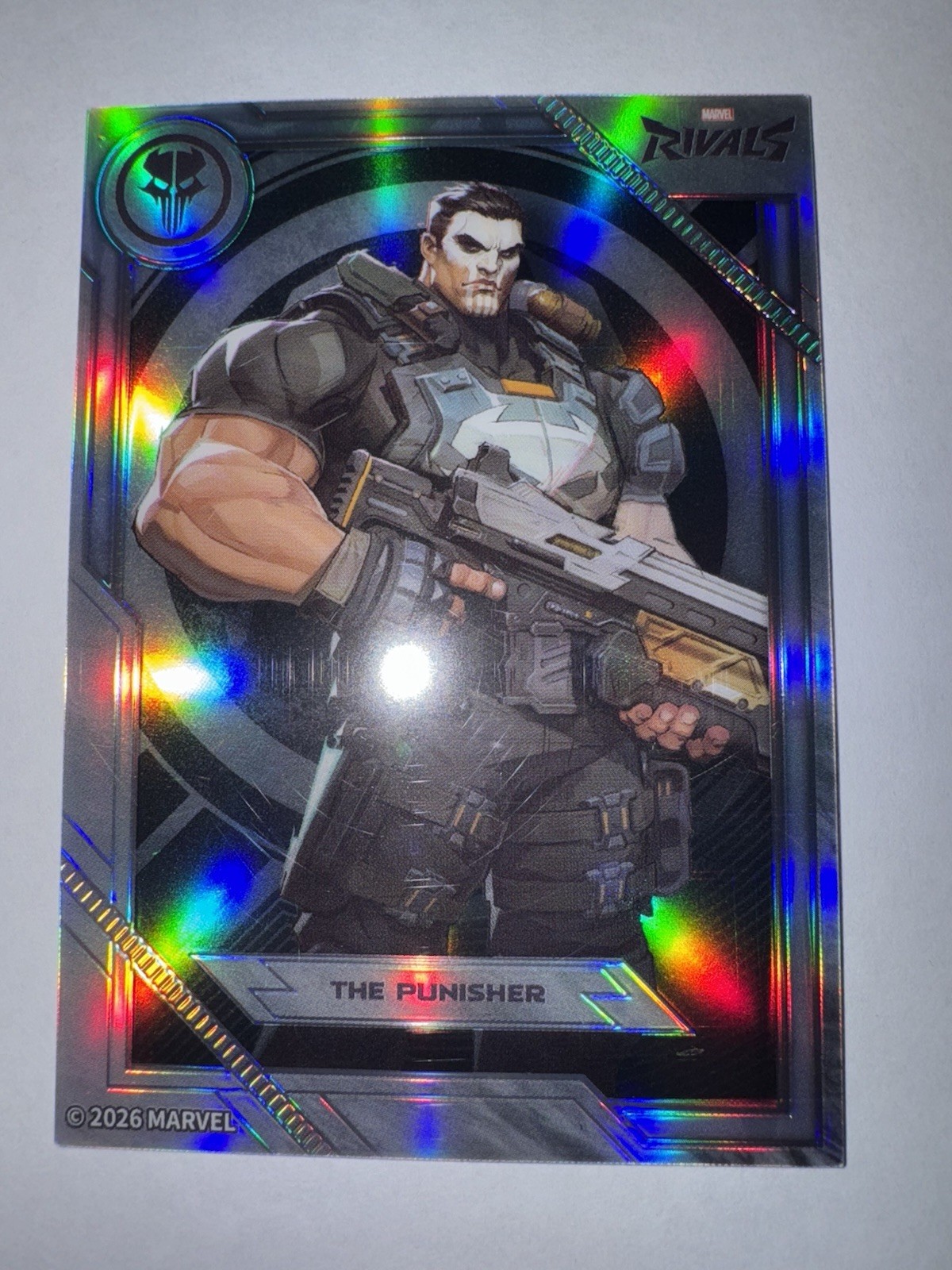 The Punisher MR-AS-24 (Silver) – 2026 Cardfun Marvel Rivals Eternal Glory (NM)