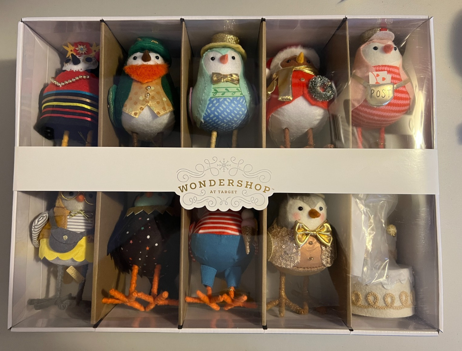 Target Wondershop 10pc Featherly Friends 2025 Anniversary Bird Set ~ NEW