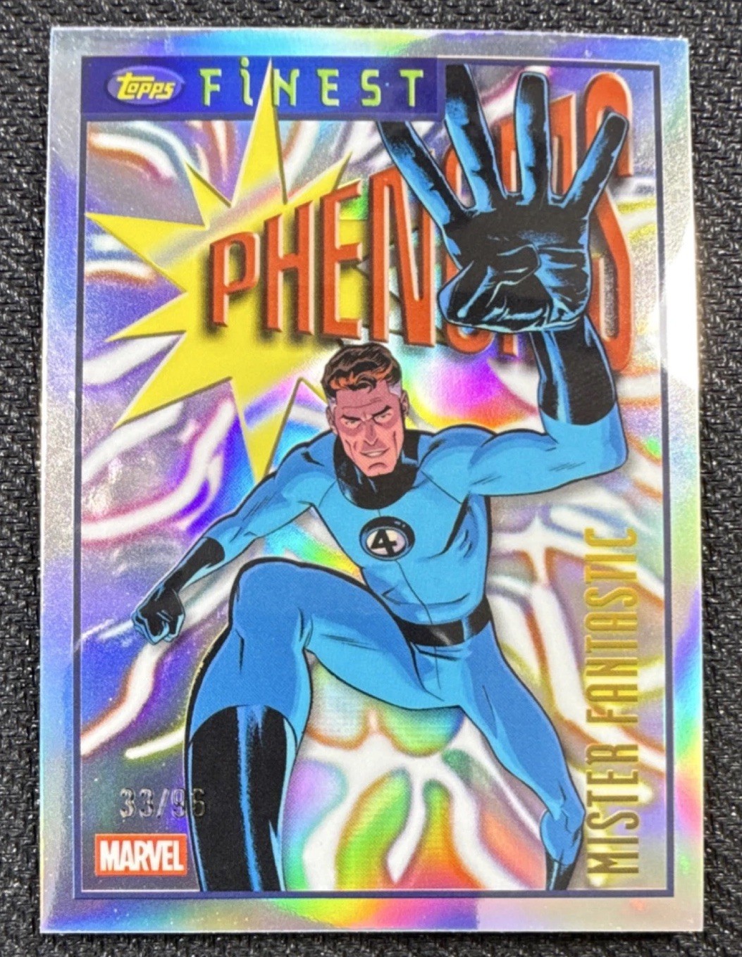 2026 Topps Finest Fantastic Four Mister Fantastic Tibute To ’96 TF-001 #33/96