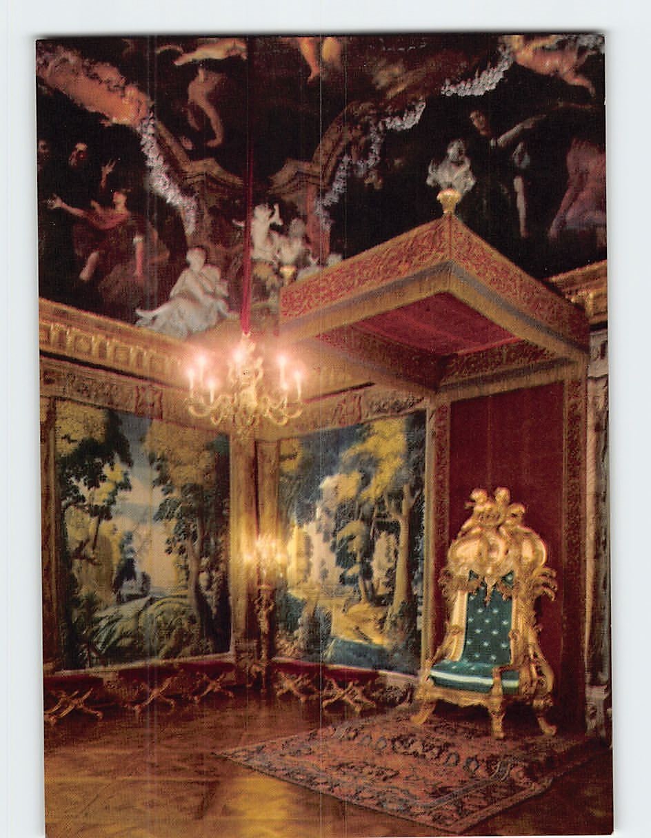 Postcard Audience chamber of the State Apartments Royal Palace Stockholm Sweden
