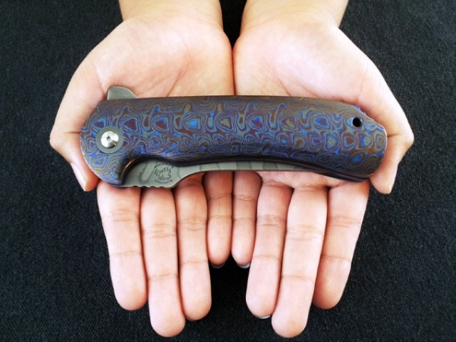 Functional Art: Burchtree Bladeworks Persian Custom Knife in ZirCuTi and Hamon