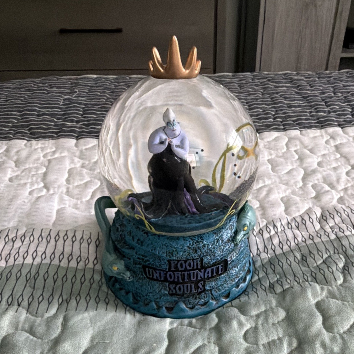 Disney Ursula Poor Unfortunate Souls Snow Globe The Little Mermaid