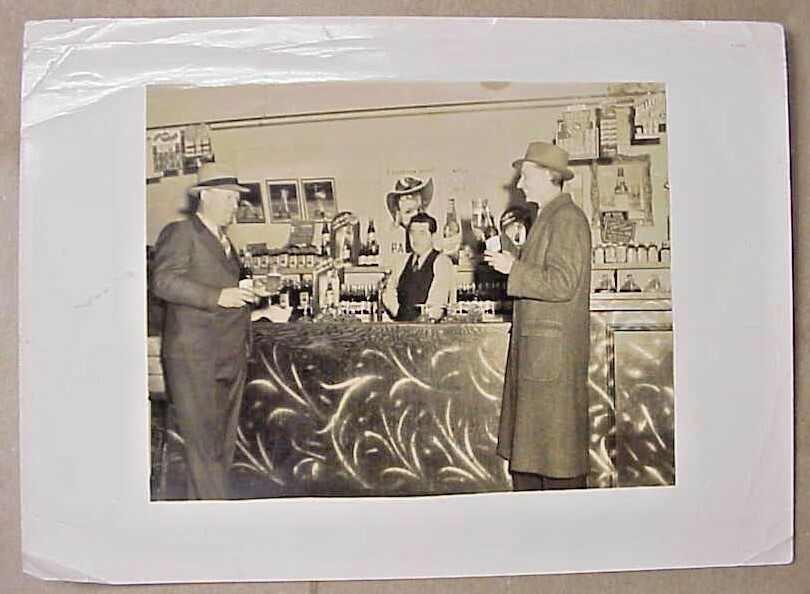 circa 1930s Photo – Interior of a Bar – by Smith’s Photo Studio High Point NC