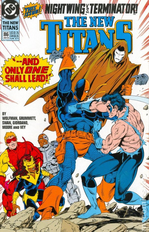 New Teen Titans New Titans #86 FN 1992 Stock Image